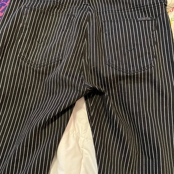 J Brand Black Pinstripe Pants - Picture 2 of 3